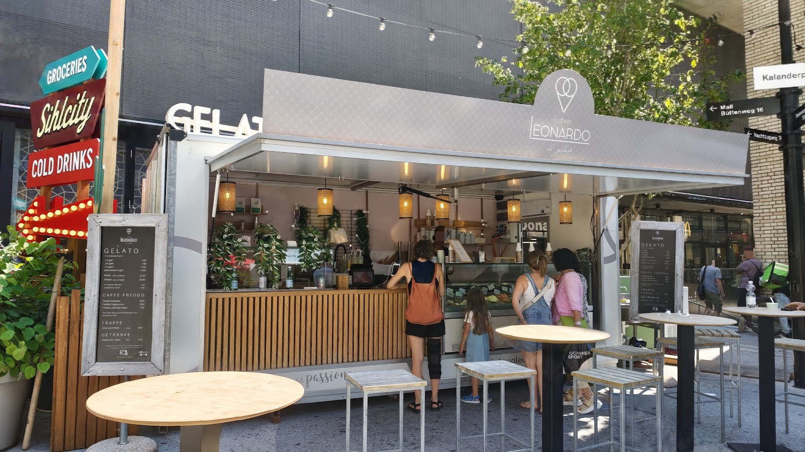 Gelateria Leonardo Sihlcity: the place