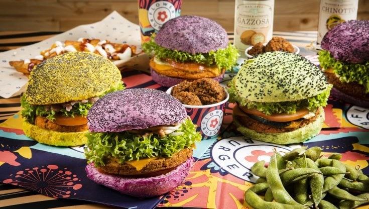 Flower Burger: food & drinks
