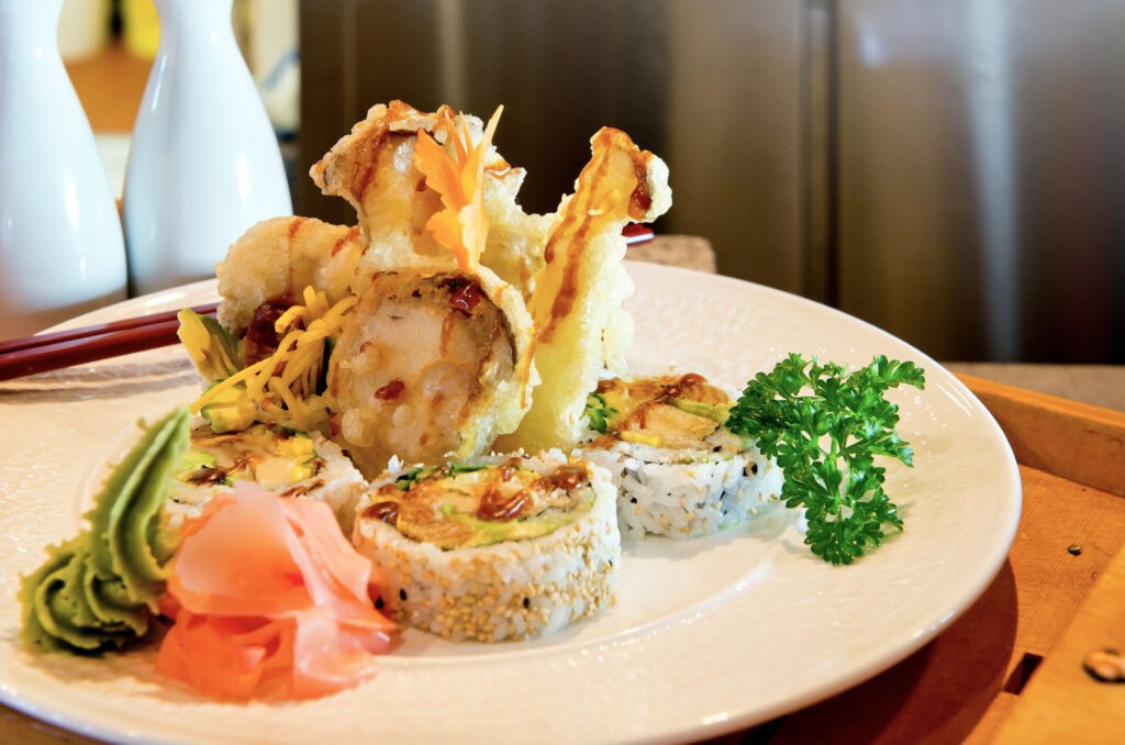 Tenon Vegan Sushi: food & drinks