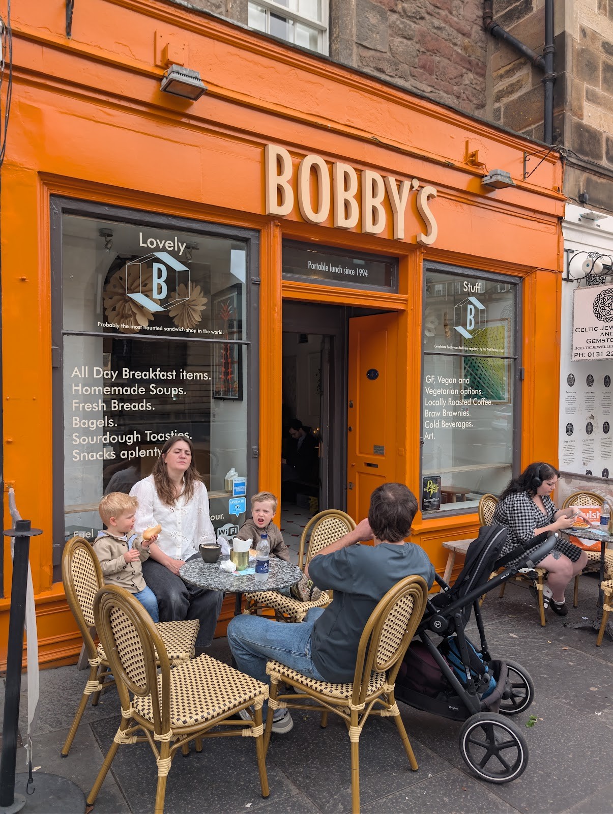 Bobby's Sandwich Bar and Coffee House.: the place