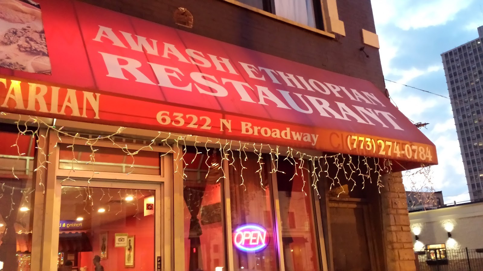 Awash Ethiopian Restaurant: the place