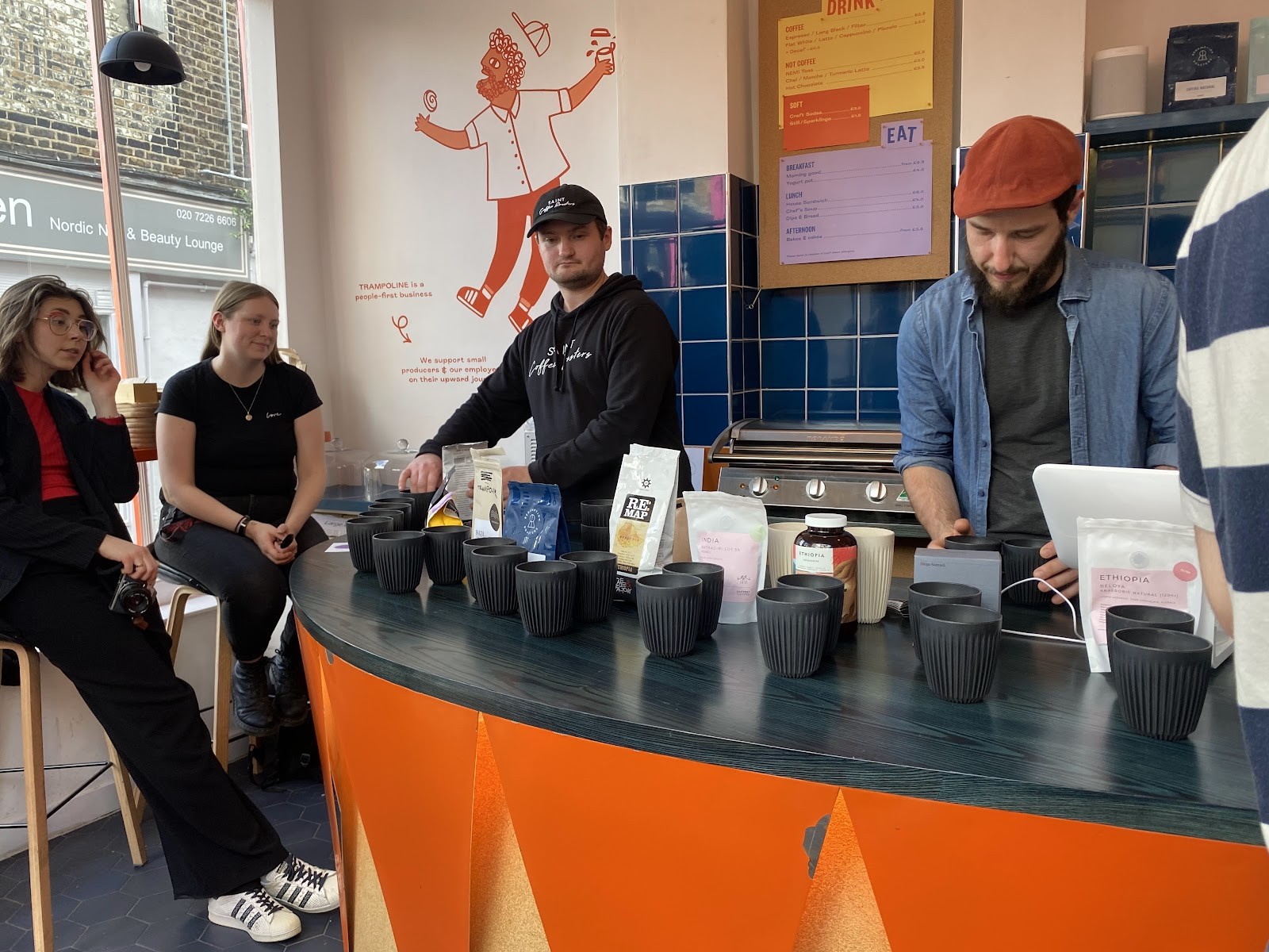 TRAMPOLINE Cafe: the place