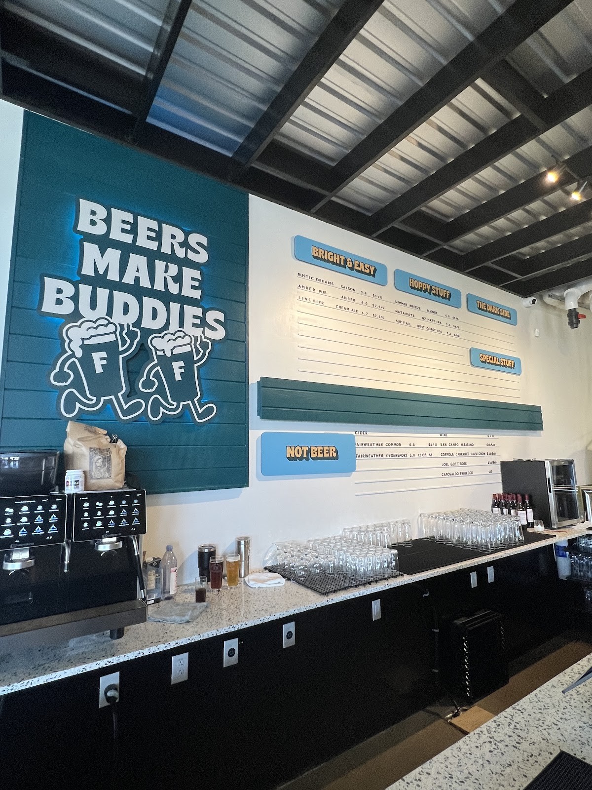 Fast Friends Beer Company: the place