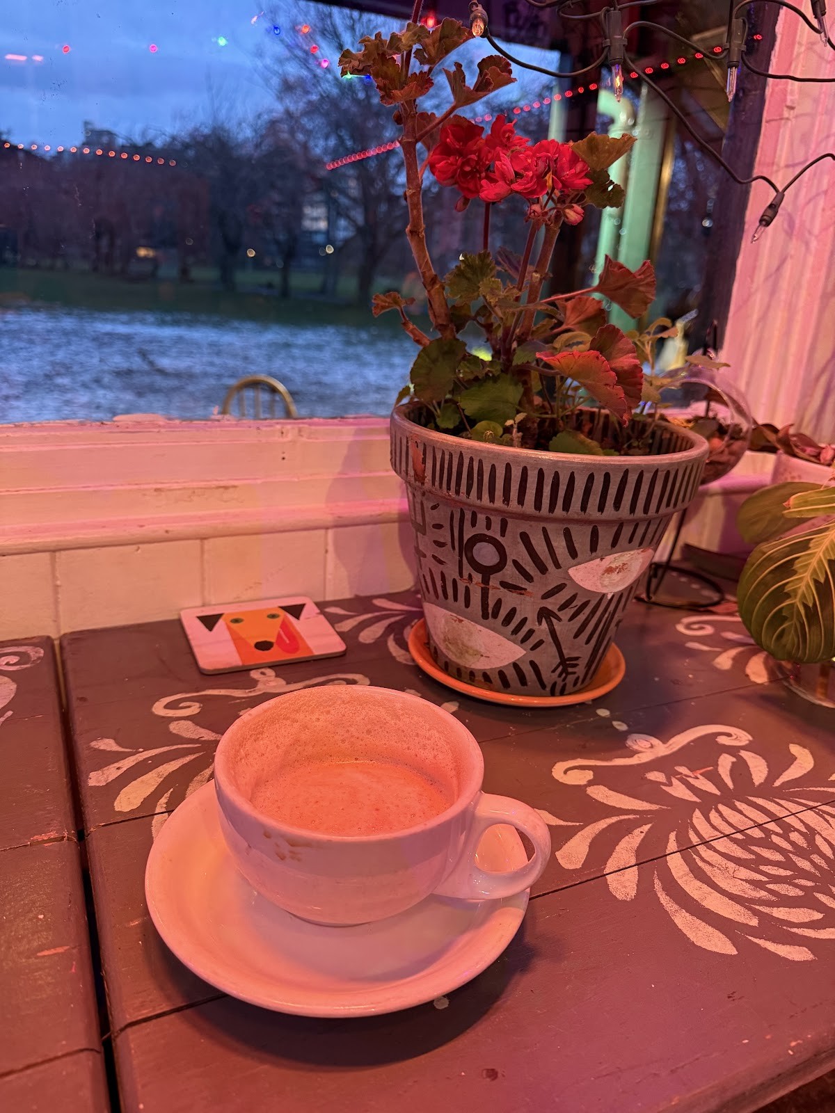 The Pavilion Café: the place