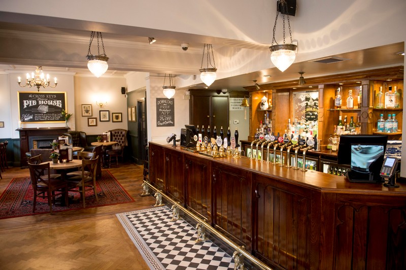 The Cross Keys: the place