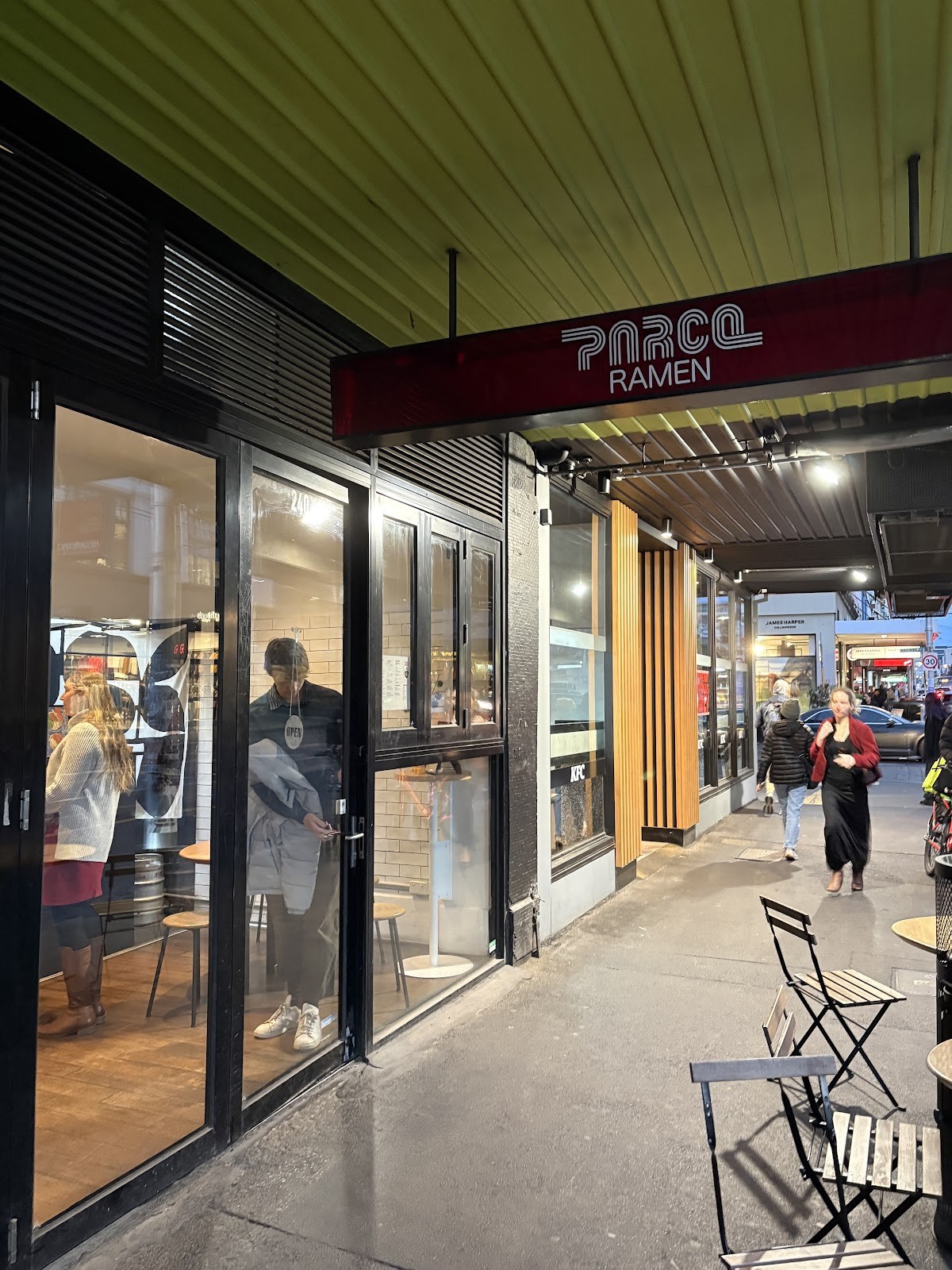 Parco Ramen Collingwood: the place