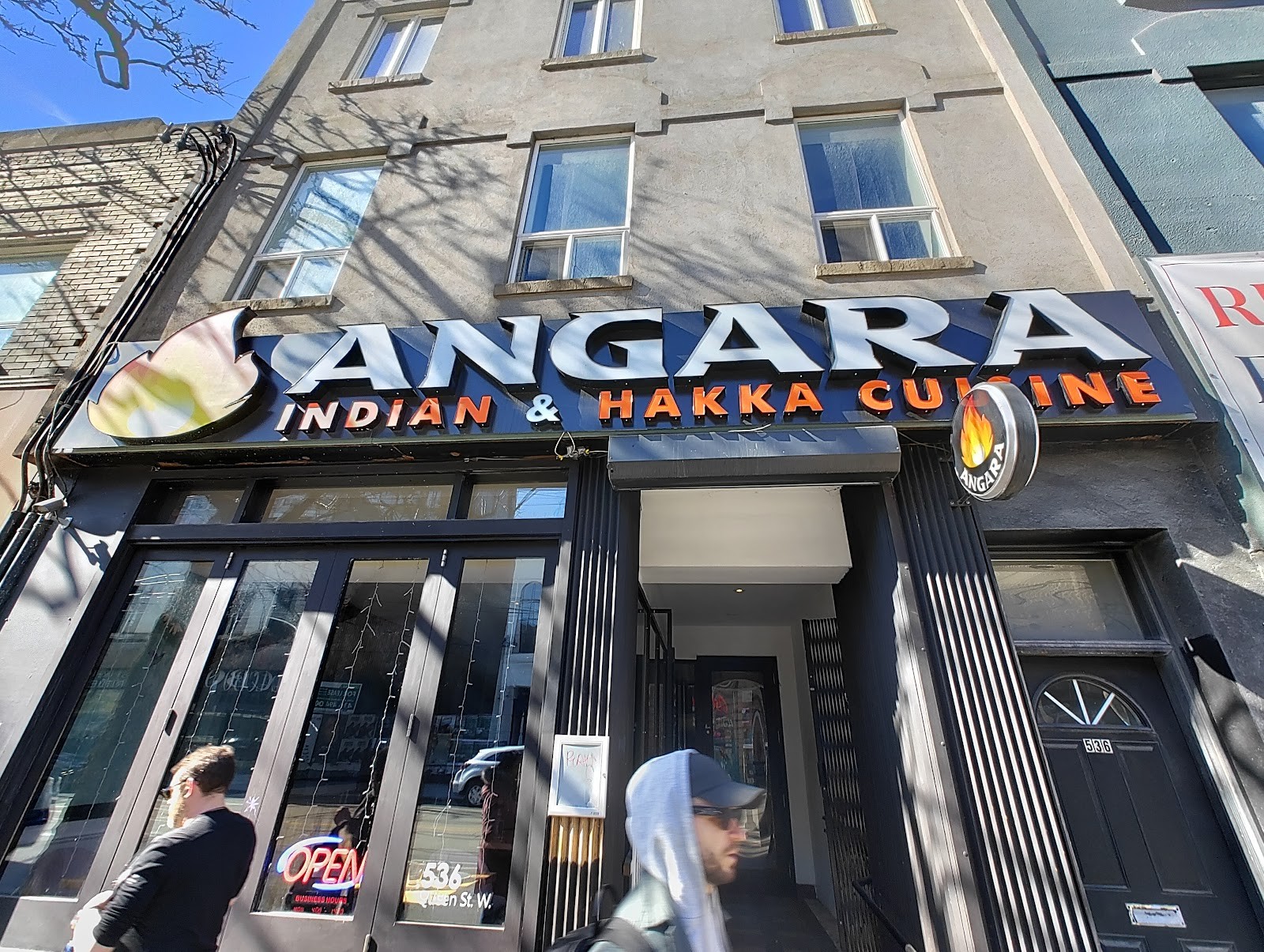Angara Indian and Hakka downtown: the place