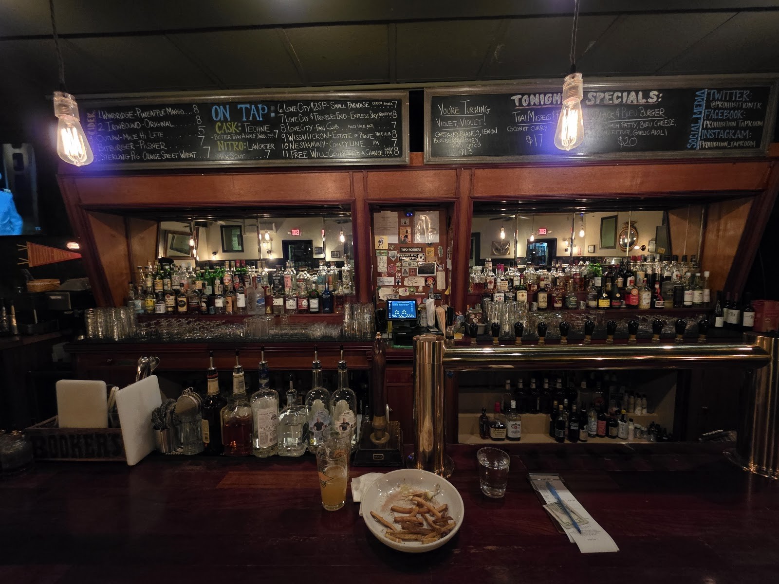 Prohibition Taproom: the place