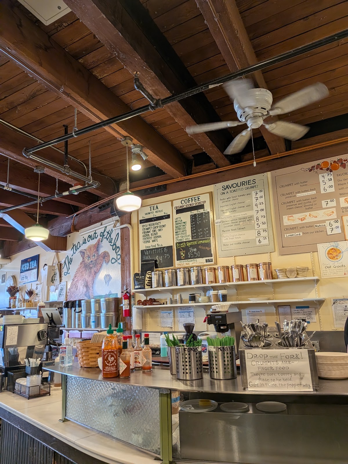 The Crumpet Shop: the place
