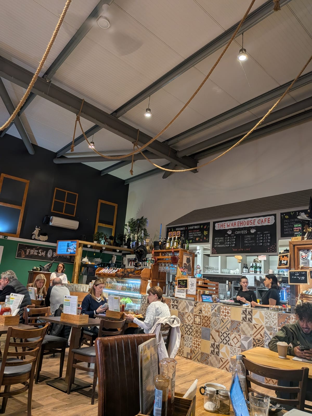 The Warehouse Cafe: the place