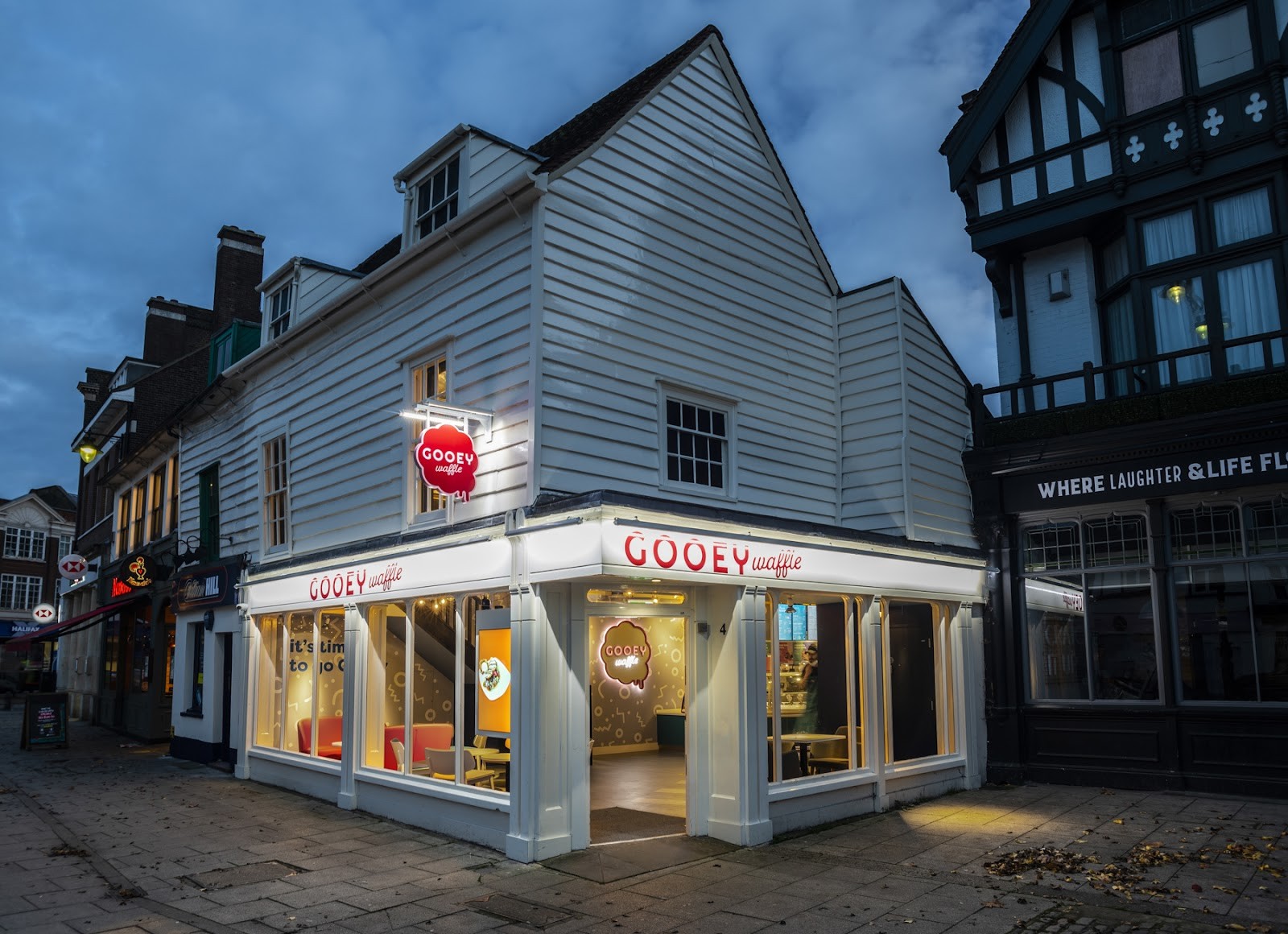 Gooey Waffle: the place
