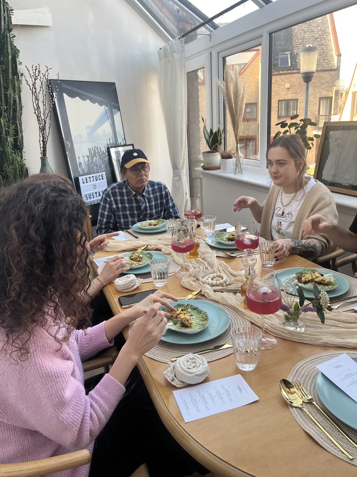 Lettuce Sustain - 100% plant-based supper club: the place