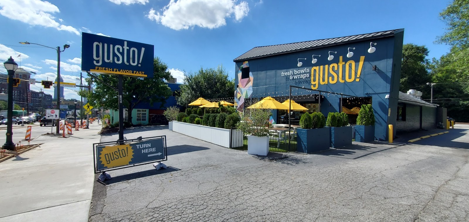 gusto! - healthy bowls & wraps: the place