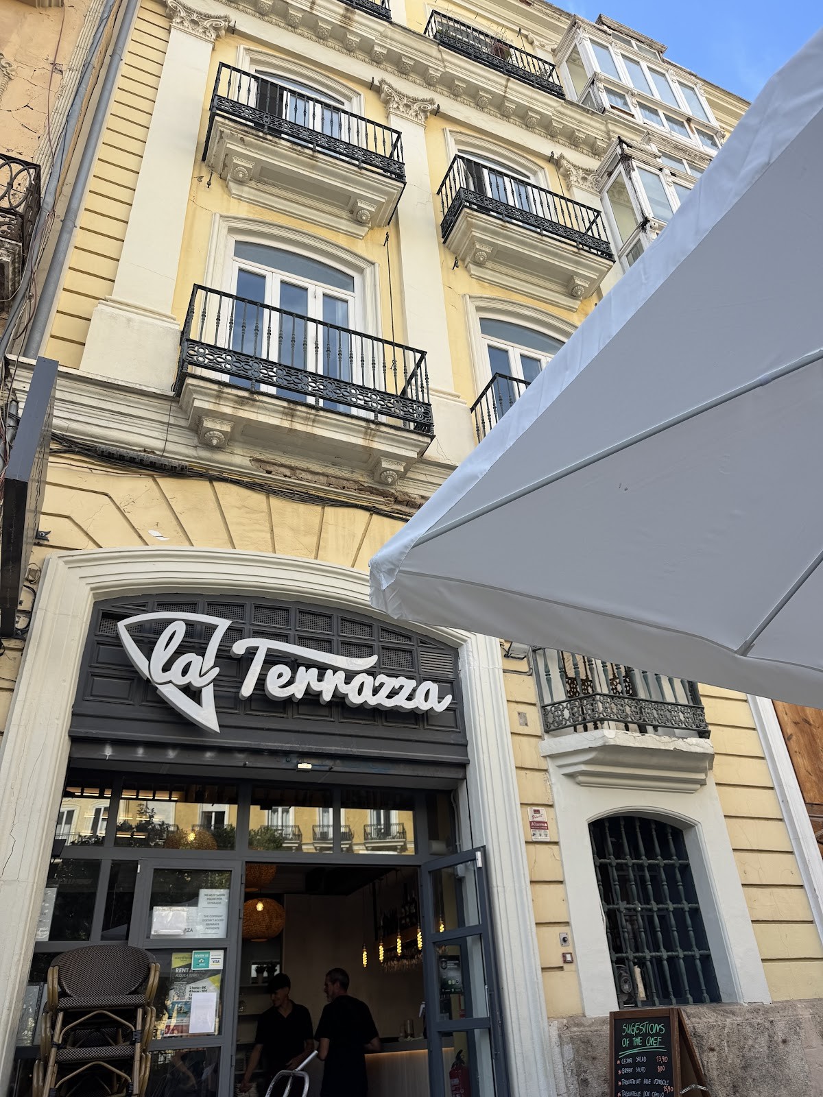 La Terrazza (Pza La Virgen): the place
