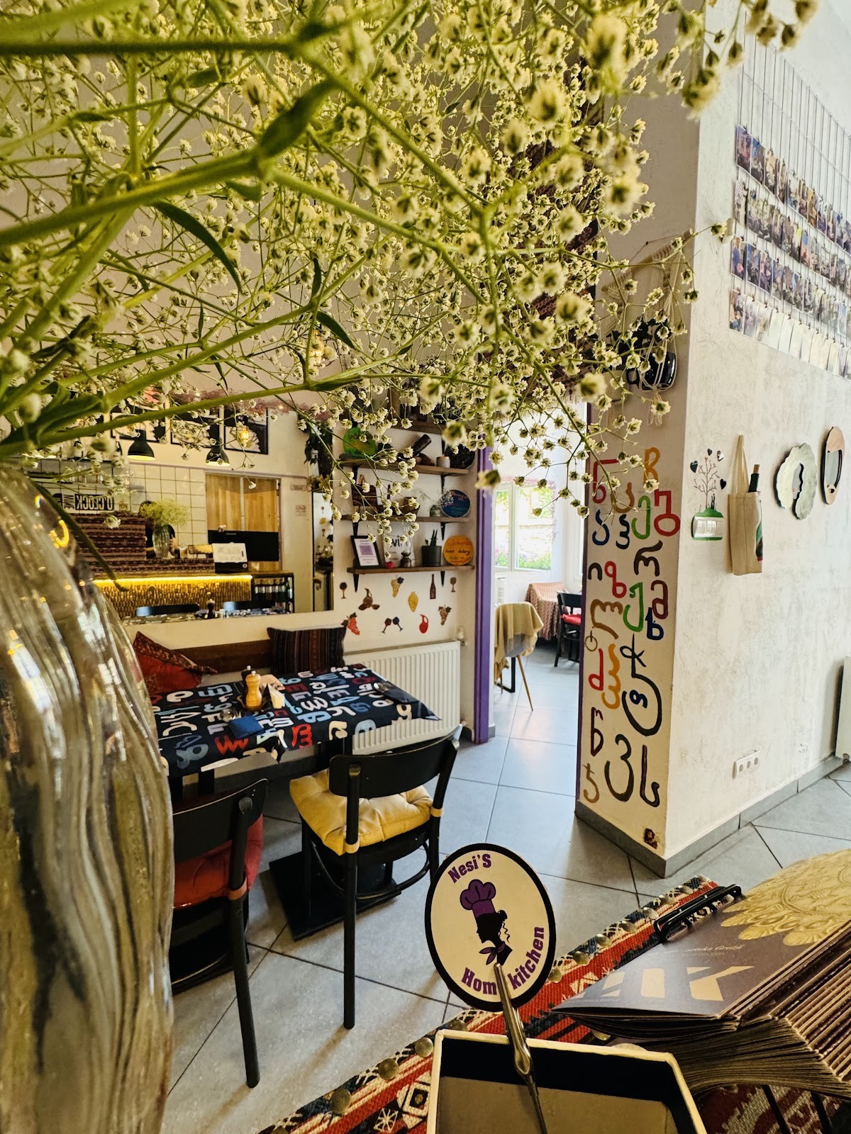 Nesi's home kitchen: the place