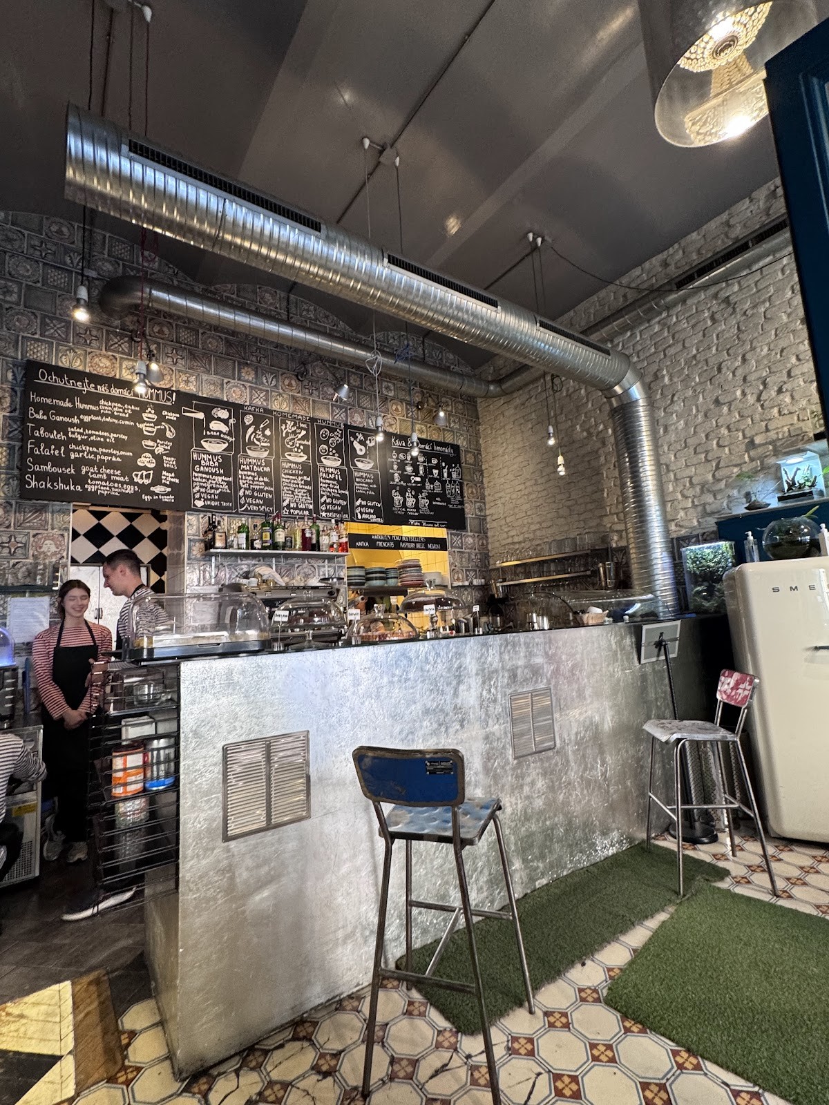 Kafka Hummus Café: the place