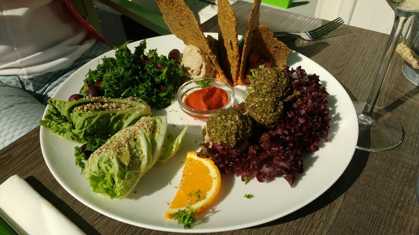 Veggies On Fire: food & drinks