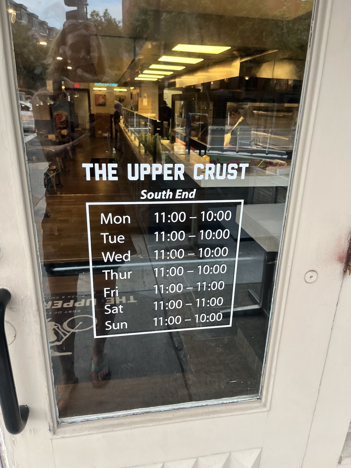 The Upper Crust Pizzeria: the place