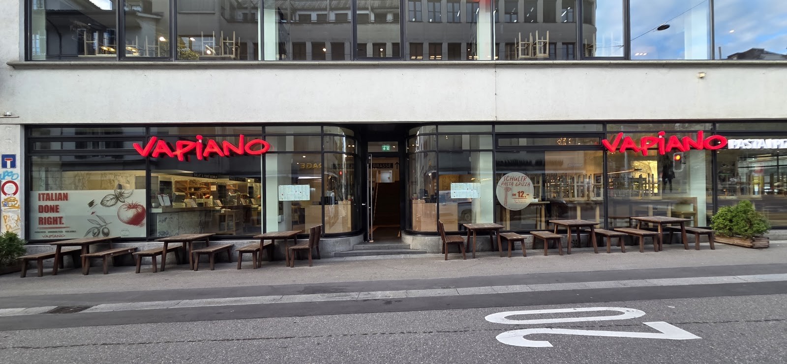 Vapiano Bellevue: the place
