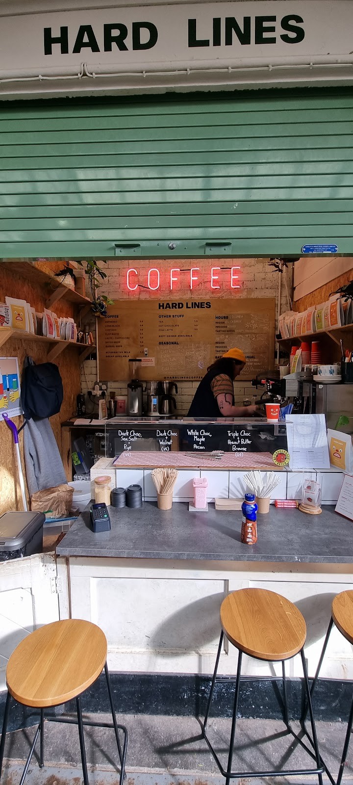 Hard Lines Coffee - Cardiff Market: the place