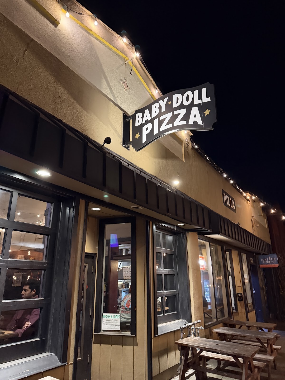 Baby Doll Pizza: the place