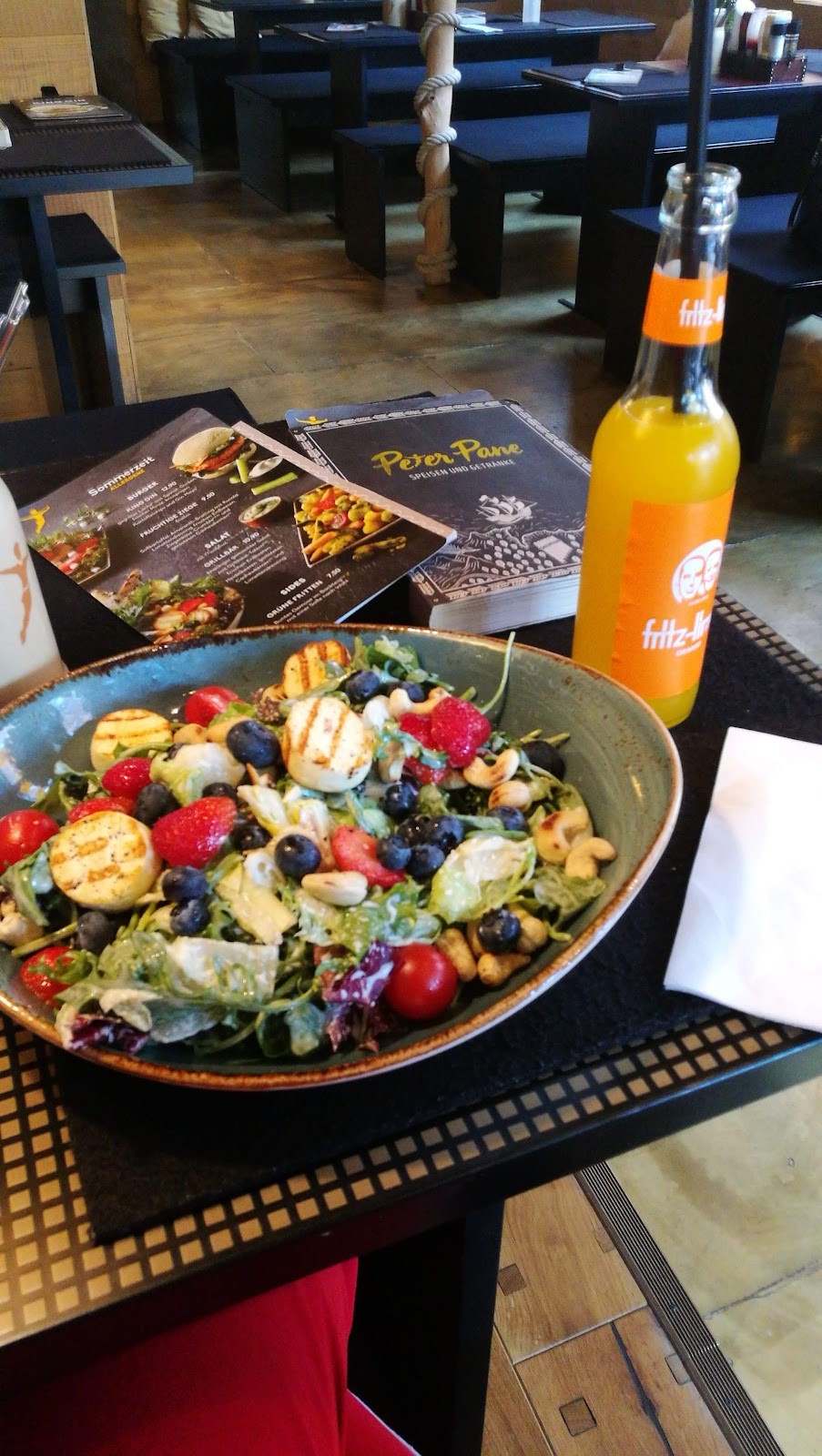 Peter Pane: food & drinks