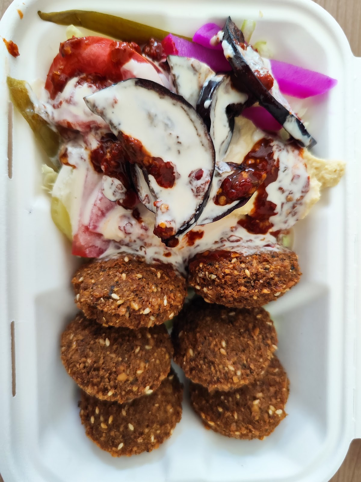 Purely Falafel: food & drinks
