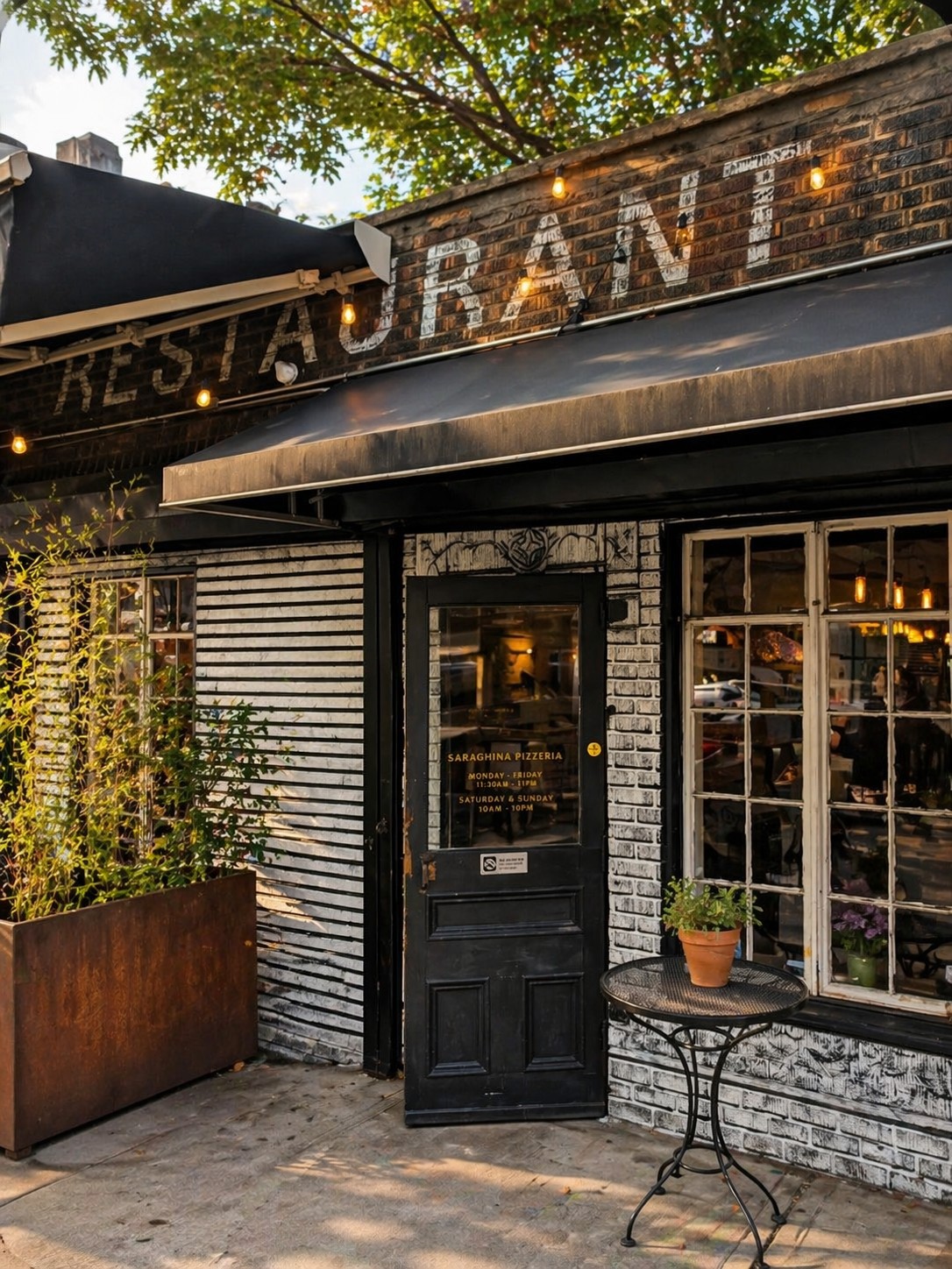 Saraghina Pizzeria: the place