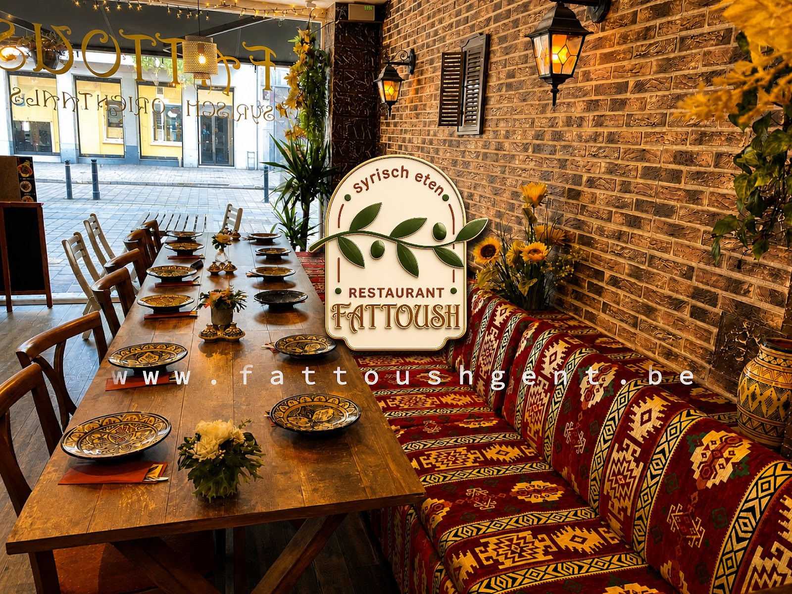 Fattoush Gent: the place