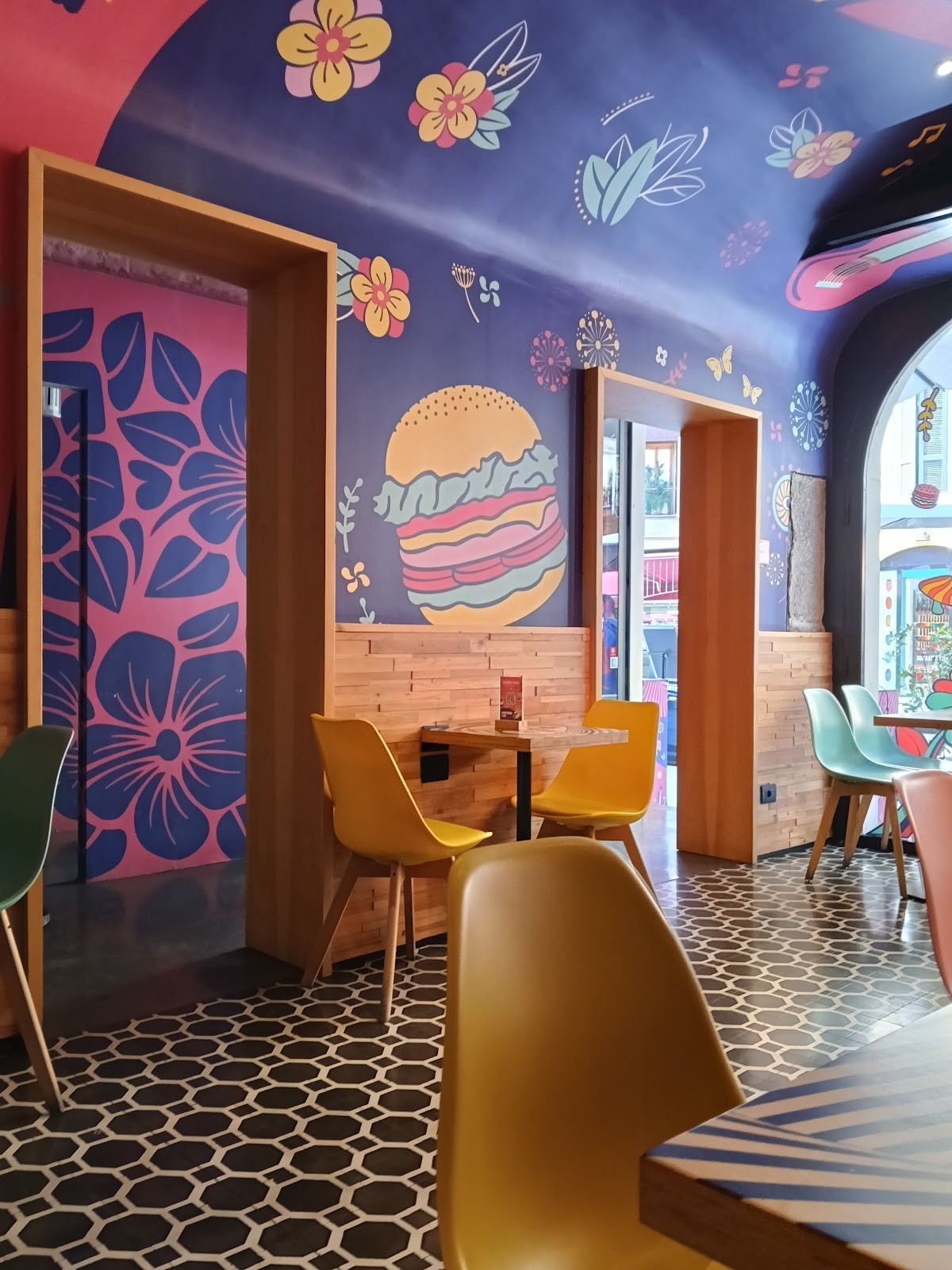 Flower Burger: the place