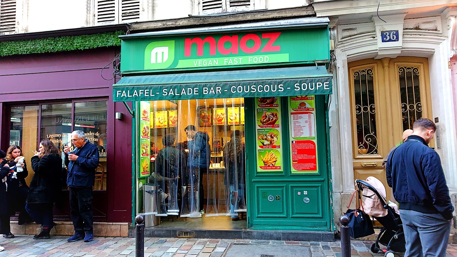 Maoz Falafel: the place
