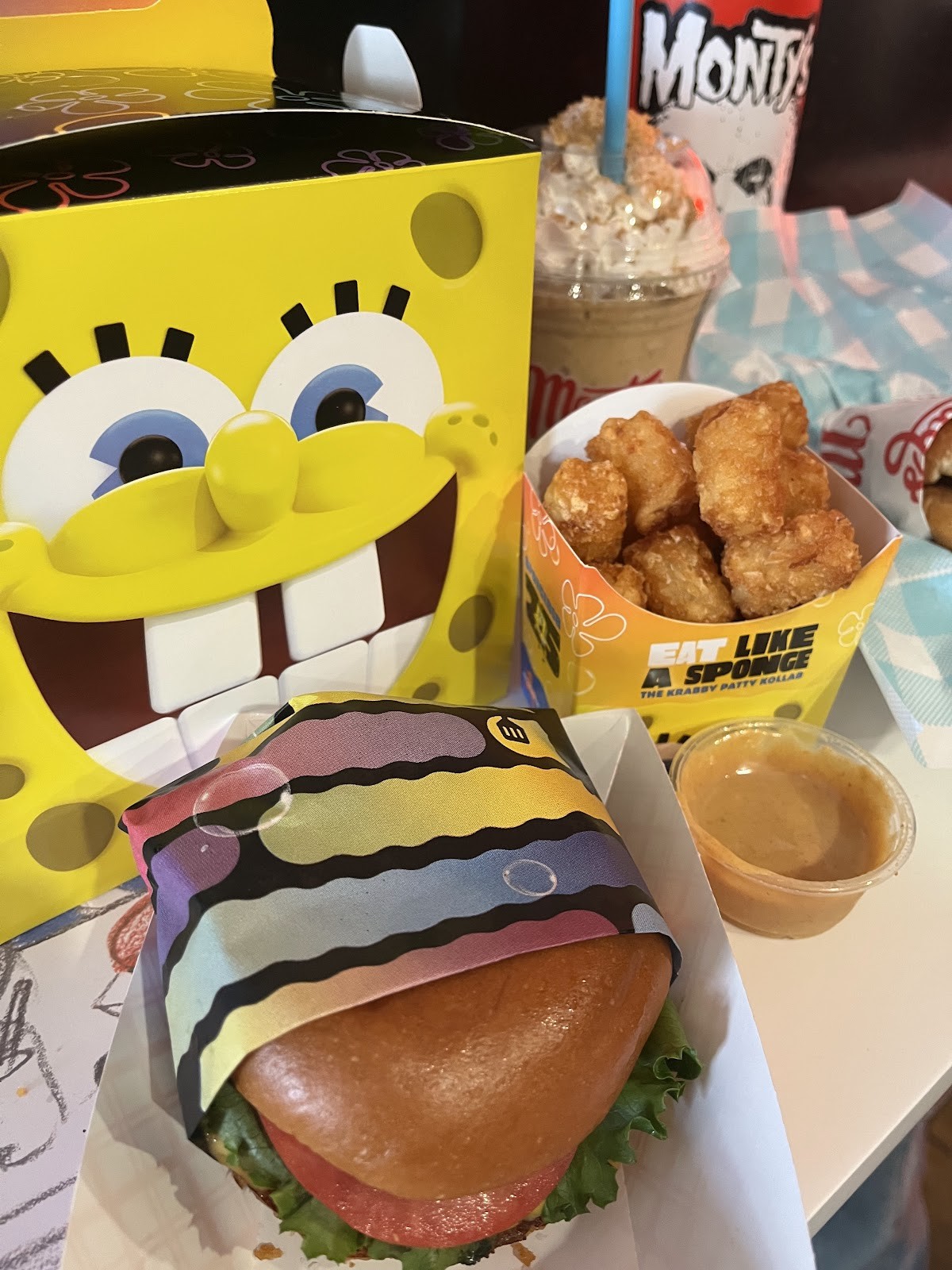 Monty's Good Burger Koreatown: food & drinks