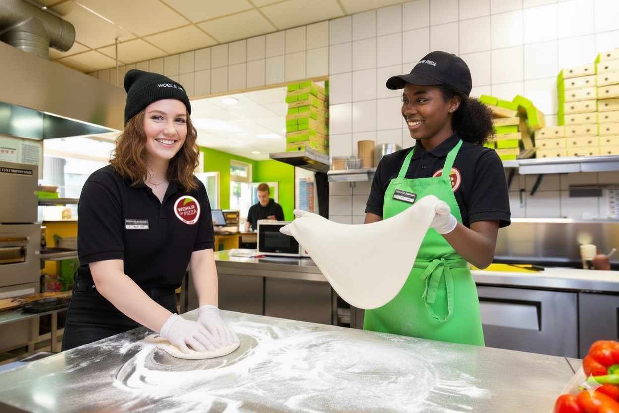 WORLD OF PIZZA Hamburg-Sasel: the place