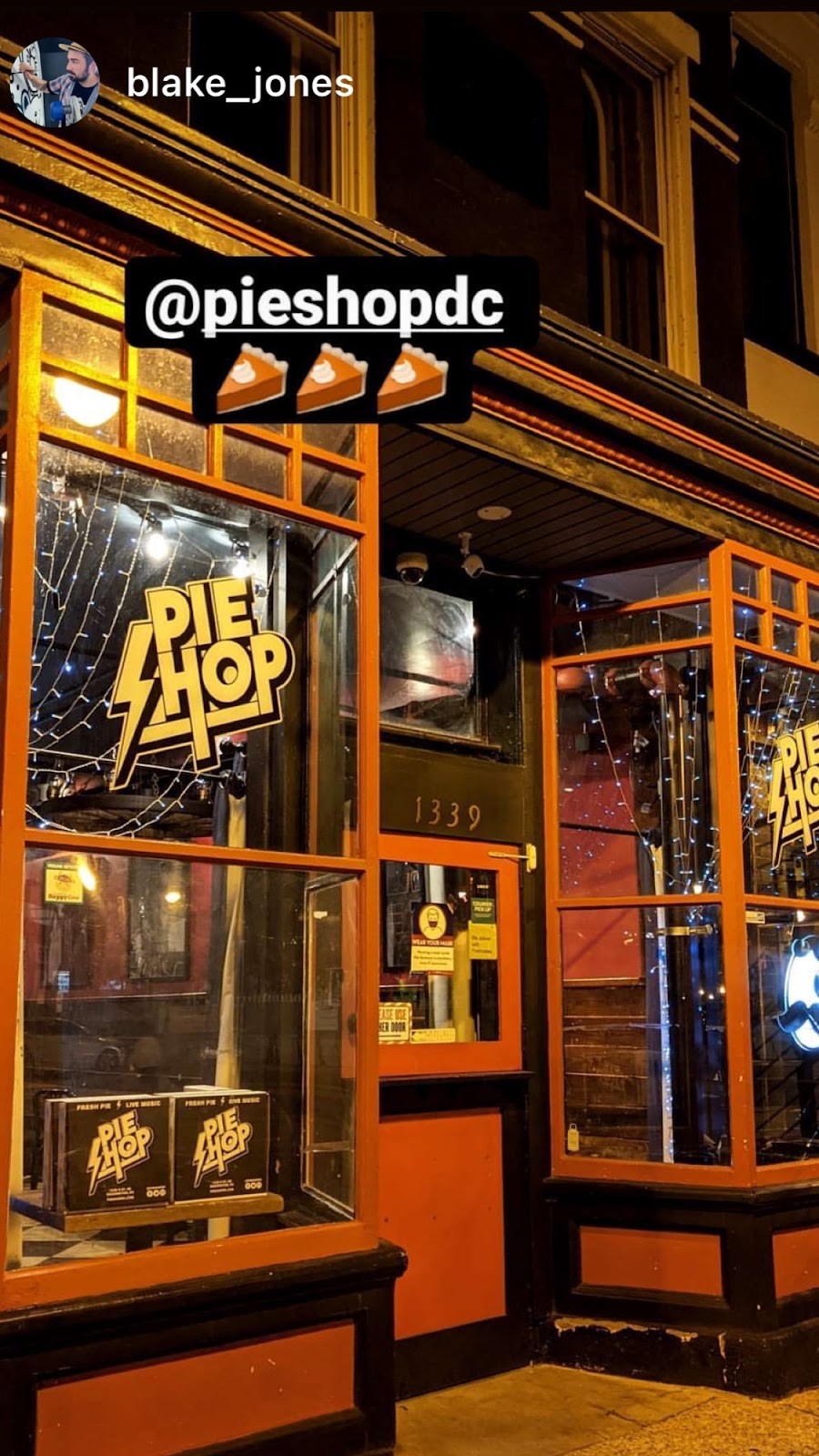 Pie Shop: the place