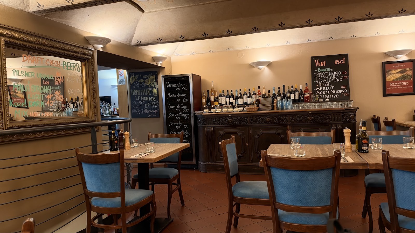 Pivo & Basilico Caffe Restaurant: the place