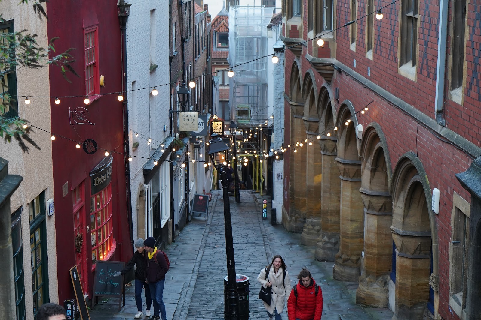 The Christmas Steps: the place