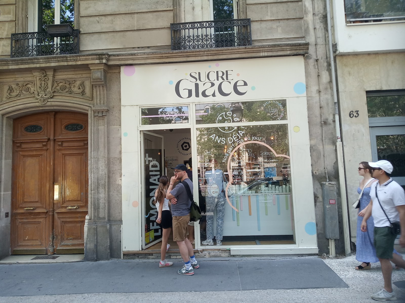 Sucre Glace, le glacier artisanal du canal saint Martin: the place