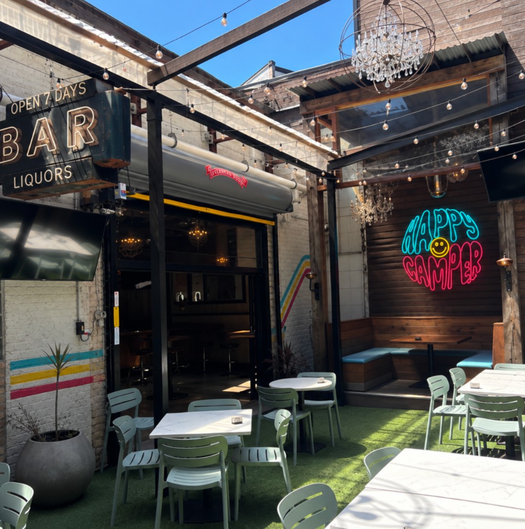 Happy Camper Pizza: the place