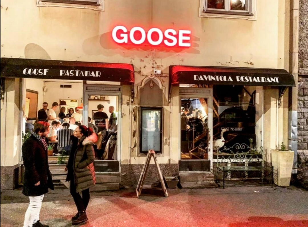 Restaurant Goose Pastabar: the place