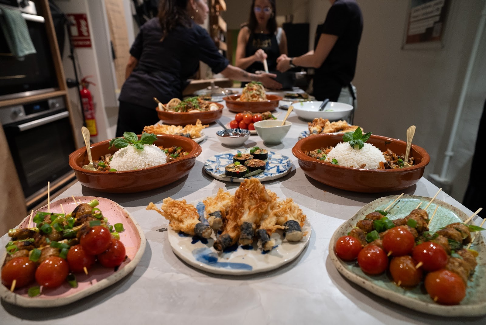 In Bloom cooking school: food & drinks