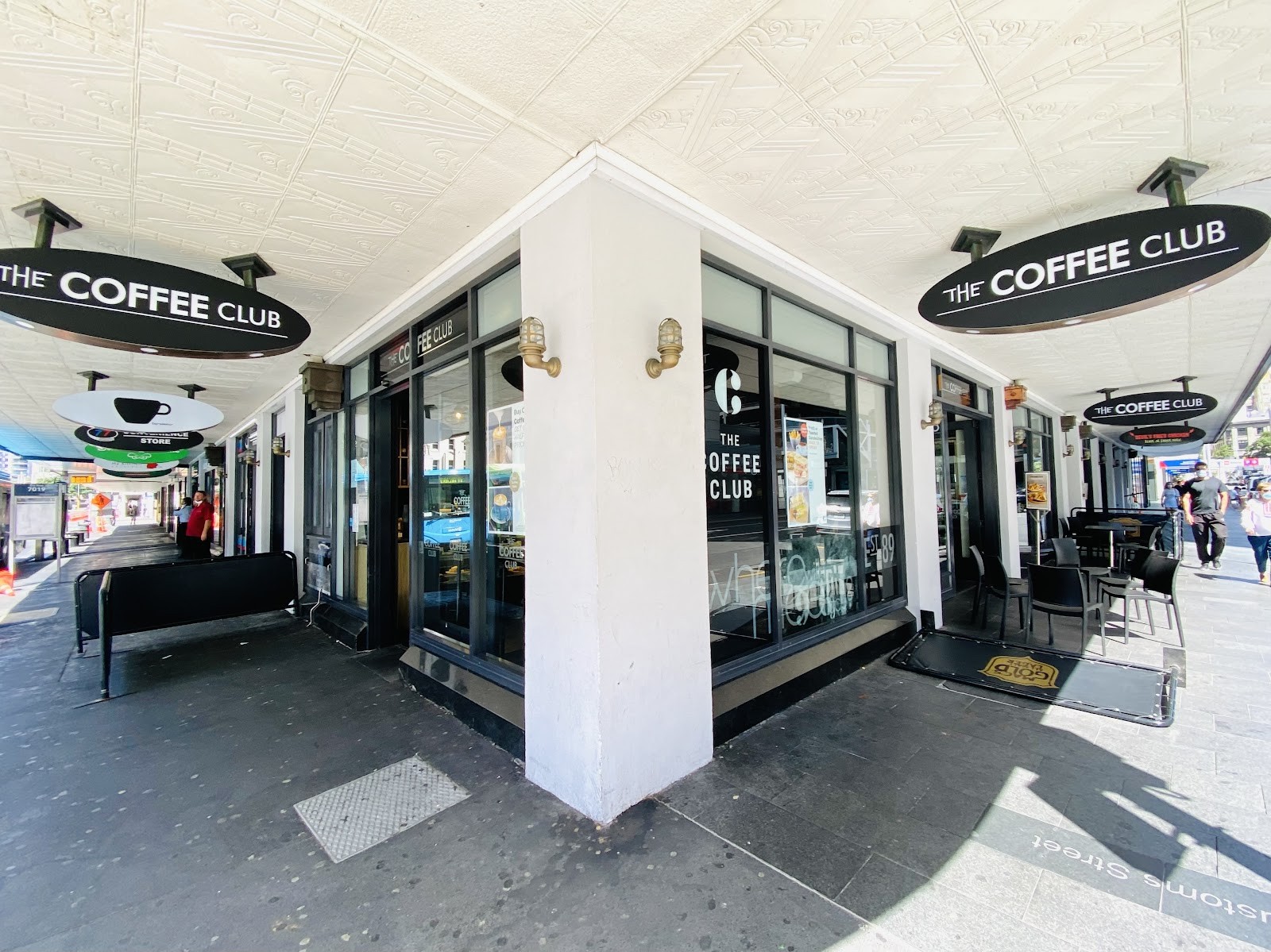 The Coffee Club Customs Street: the place