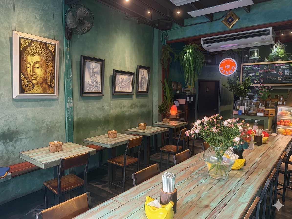 Mango Vegetarian & Vegan: the place