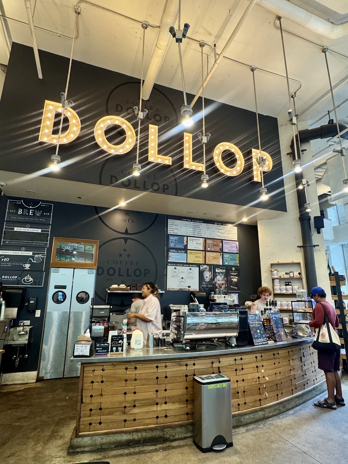 Dollop Coffee Co.: the place