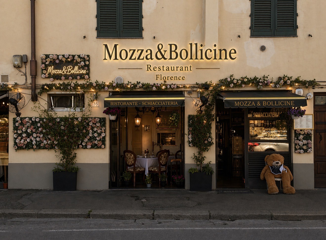 Mozza & Bollicine Firenze: the place