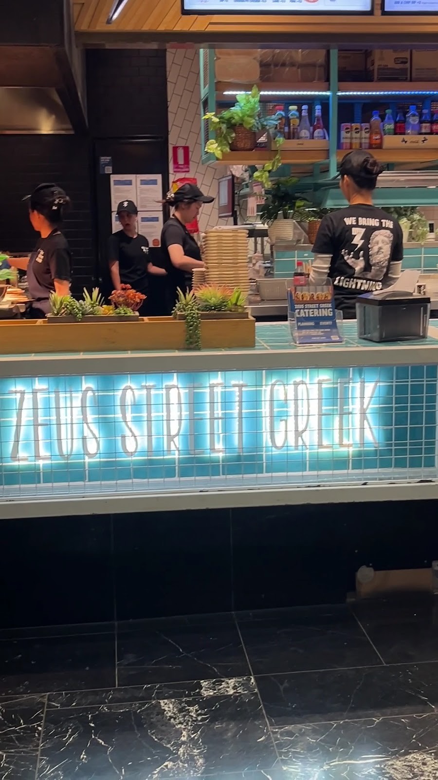 Zeus Street Greek Westfield Sydney: the place