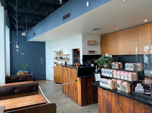 Elysian Coffee - Fifth & Burrard: the place