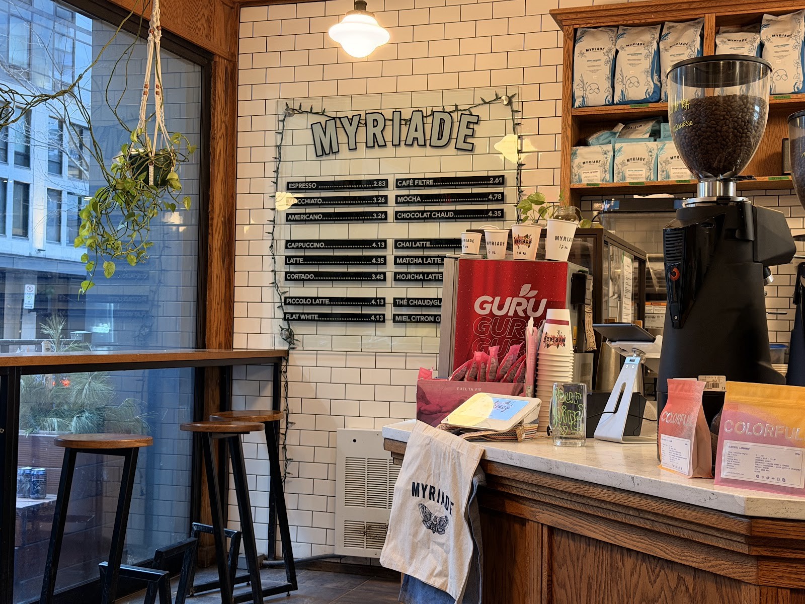 Cafe Myriade: the place