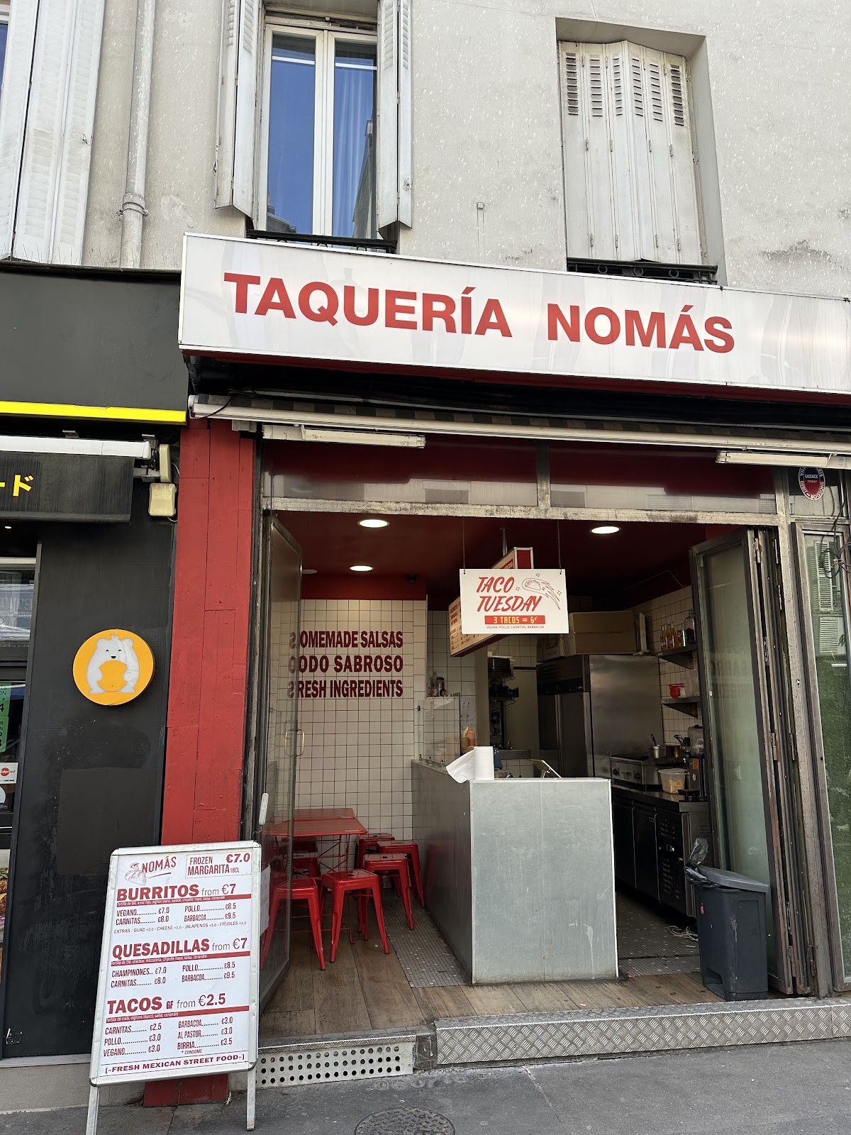 Nomās Tacos: the place