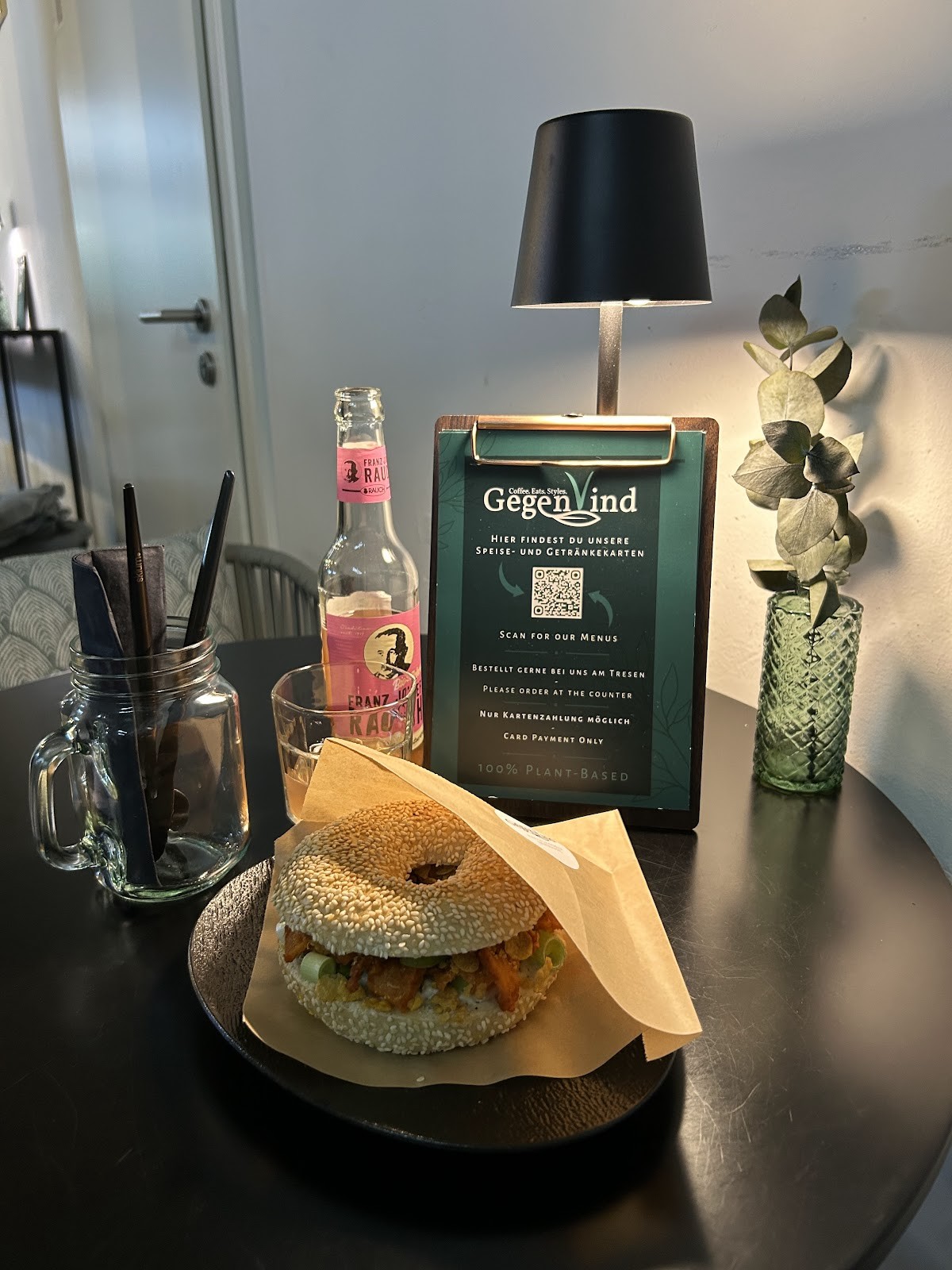 Café GegenVind 100% plant-based: food & drinks