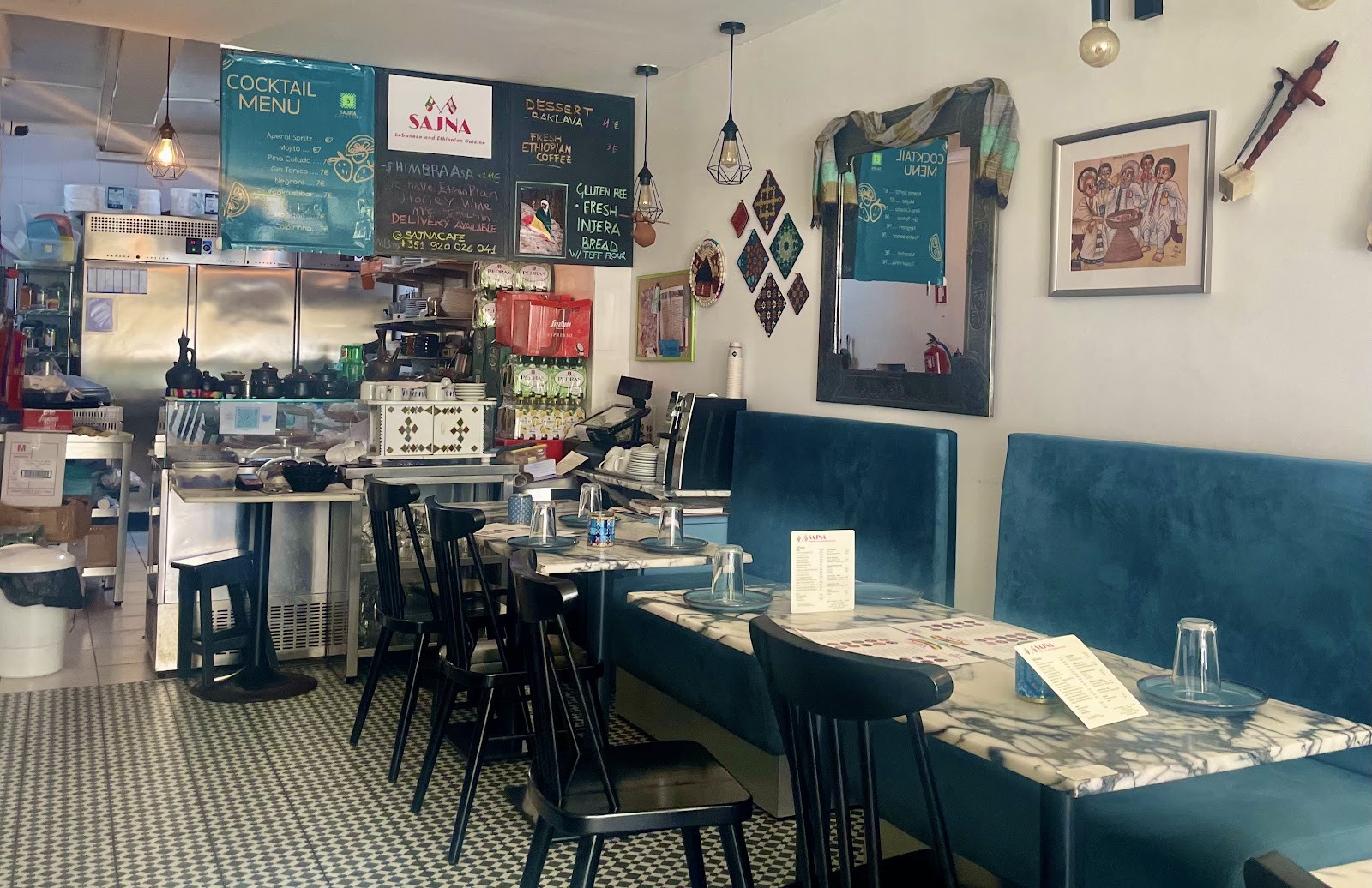 Sajna Lebanese Ethiopian Restaurant: the place